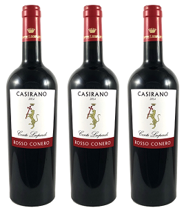 BOX 3 Bottiglie Rosso Conero  DOC Casirano Cantina Conte Leopardi