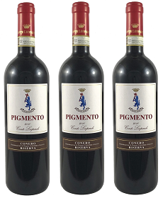 BOX 3 Bottiglie Rosso Conero RISERVA DOCG Pigmento Cantina Conte Leopardi